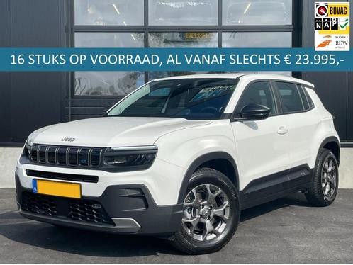 Jeep Avenger Longitude 54 kWh 16STUKS - 385WLTP|APPLE CARPLA, Auto's, Jeep, Bedrijf, Te koop, Avenger, ABS, Airbags, Airconditioning