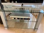 Tv audio meubel Spectral, staat in Siddeburen, Ophalen, Gebruikt, 50 tot 100 cm, Glas