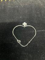 Zilver Klaver Armband 9 Gram, Ophalen of Verzenden, Zo goed als nieuw, Zilver, Zilver