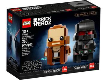 40547 LEGO BrickHeadz: Obi-Wan Kenobi & Darth Vader beschikbaar voor biedingen