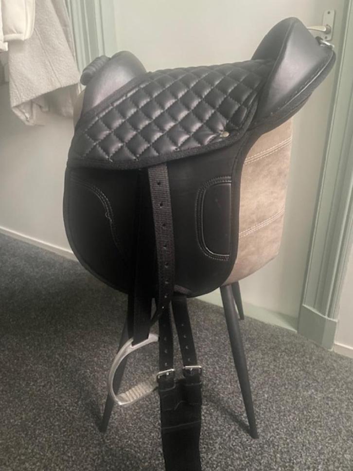 Shetland kinderzadel inclusief hoofdstel, Dieren en Toebehoren, Paarden en Pony's | Hoofdstellen en Tuigage, Nieuw, Overige soorten