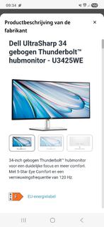 DELL 34 inch Monitor Gaming Zakelijk IPS, Computers en Software, Monitoren, Gaming, IPS, 101 t/m 150 Hz, Nieuw
