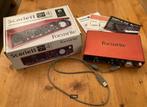 Focusrite Scarlett 2i4 USB Audio interface geluidskaart krk, Computers en Software, Geluidskaarten, Verzenden, Zo goed als nieuw