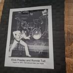 Handtekening Elvis presley drummer Ronnie Tutt tcb band, Ophalen of Verzenden, Foto of Kaart, Gesigneerd