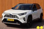 Toyota RAV4 2.5 Hybrid Bi-Tone orgNL trekhaak JBL camera's e, Gebruikt, 2487 cc, Wit, Bedrijf