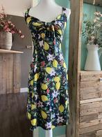M&S jurk maat M stretch met citroenen, Maat 38/40 (M), Ophalen of Verzenden, Zo goed als nieuw, M&S