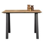 Bar- / eettafel Tugu Piet Klerkx / Sanders Gerecycled teak, Ophalen, Gebruikt, 100 tot 150 cm, 50 tot 100 cm