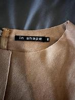 Suedine tuniek / jurkje, In Shape, maat M, Maat 38/40 (M), Bruin, Ophalen of Verzenden, Gedragen