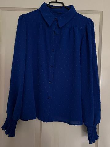 Te koop Blouse Kobalt blauw medium beschikbaar voor biedingen