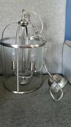 Steinhauer Plafondlamp metaal glas, Huis en Inrichting, Lampen | Hanglampen, Ophalen of Verzenden, Zo goed als nieuw, Glas, Minder dan 50 cm