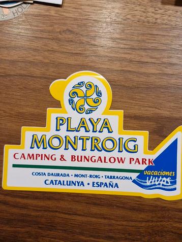 1000 Playa Montroig Camping Sticker beschikbaar voor biedingen