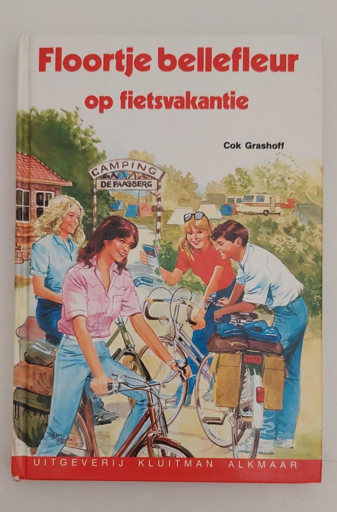 Cok Grashoff - Floortje Bellefleur op fietsvakantie, Boeken, Kinderboeken | Jeugd | 10 tot 12 jaar, Zo goed als nieuw, Fictie