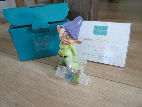 Disney WDCC beeld Dopey “Gleeful Grin” (Membership 2009), Verzamelen, Disney, Zo goed als nieuw, Beeldje of Figuurtje, Overige figuren