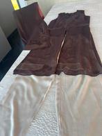 NITYA 3- delige set in beige/bruin., Kleding | Dames, Maat 38/40 (M), Bruin, Ophalen of Verzenden, Zo goed als nieuw