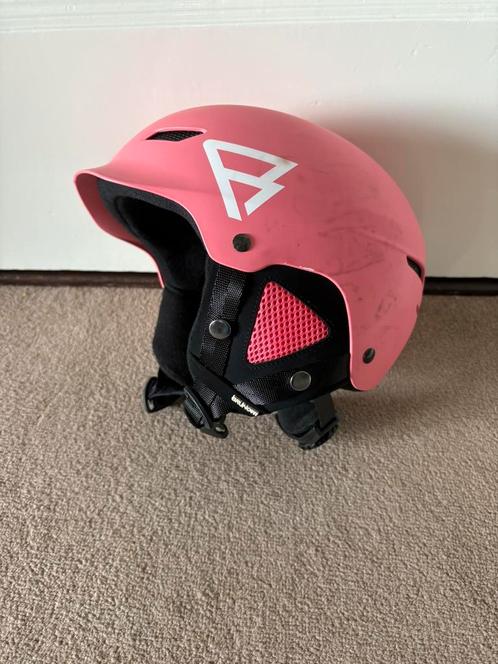 Roze Brunotti skihelm 52-56 cm, Sport en Fitness, Skiën en Langlaufen, Zo goed als nieuw, Kleding, Skiën, Overige merken, Ophalen of Verzenden
