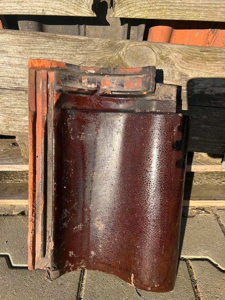 De Valk VH dakpannen, bruin geglazuurd - 1500 stuks, Doe-het-zelf en Verbouw, Dakpannen en Dakbedekking, Dakpannen, Ophalen