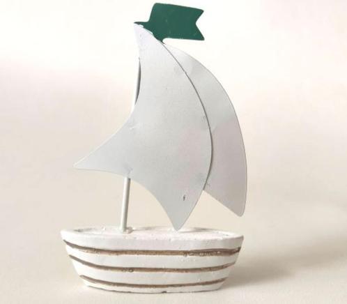 Zeilboot hout p/st., Huis en Inrichting, Woonaccessoires | Overige, Nieuw, Ophalen of Verzenden