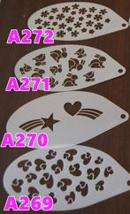 schminksjabloon hartjes ster konijn bij honing cheerleader, Ophalen of Verzenden, Nieuw, Schmink, Overige