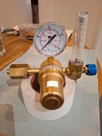 Zgan  gas reduceer ventiel  met flowmeter., Ophalen of Verzenden, Zo goed als nieuw, Co2