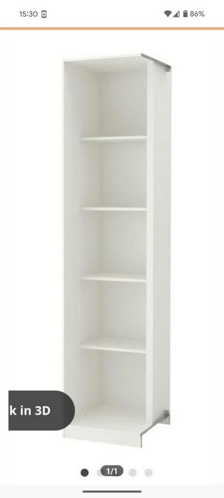 Hoekelement pax kast, Huis en Inrichting, Kasten | Kledingkasten, Zo goed als nieuw, 200 cm of meer, 50 tot 100 cm, 50 tot 75 cm
