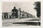 Prentbriefkaart Emmeloord Lange Dreef - Shell pompstation, Verzamelen, Ansichtkaarten | Nederland, Verzenden, 1940 tot 1960, Ongelopen