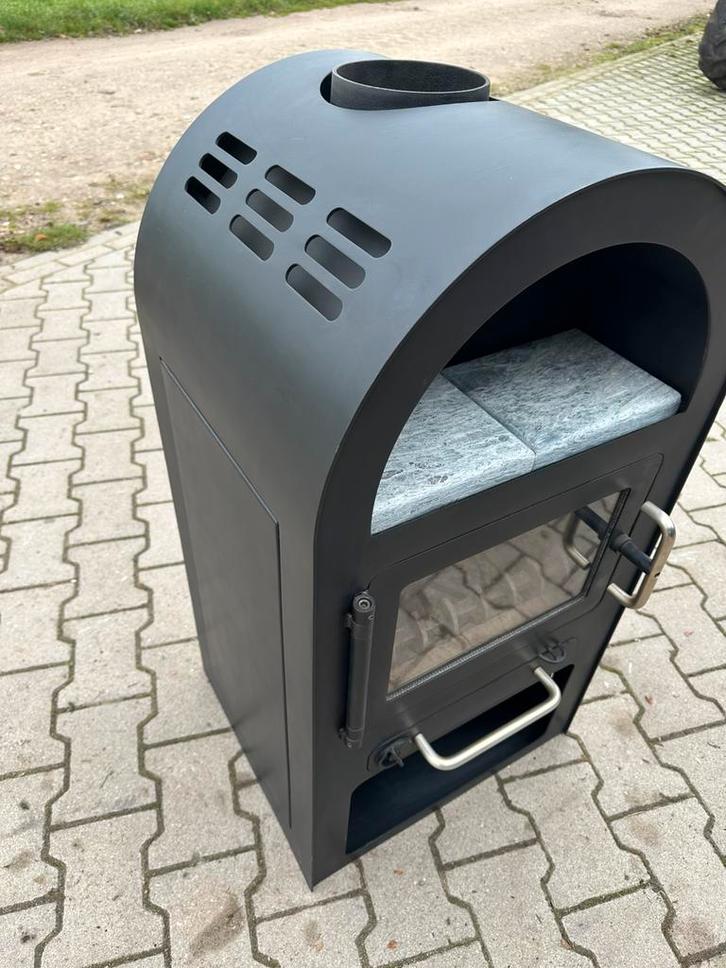 Vrijstaande houtkachel 7kW, Huis en Inrichting, Kachels, Gebruikt, Vrijstaand, Houtkachel, Hout, Ophalen