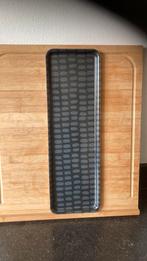 Smal dienblad zwart grijs IKEA 50x16 cm, Kunststof, Rechthoekig, Ophalen of Verzenden, Zo goed als nieuw