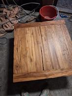 Salontafel 80/80 cm op wielen met rem, Huis en Inrichting, Tafels | Salontafels, Ophalen, 50 tot 100 cm, Vierkant, 50 tot 100 cm