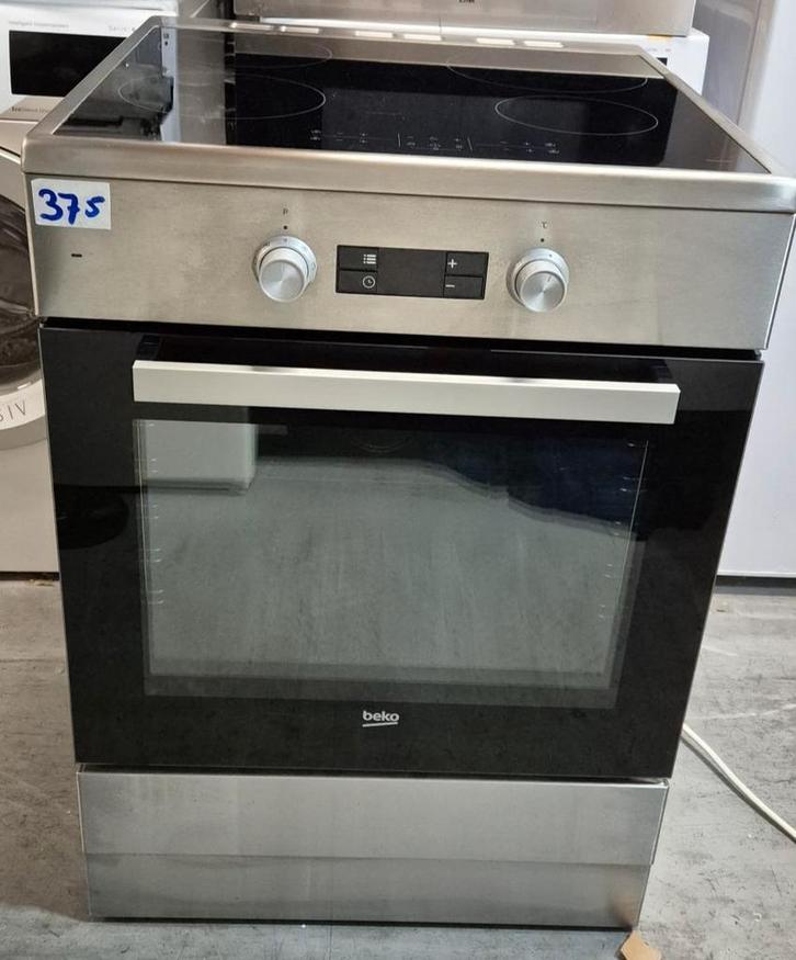 Inductie fornuis Beko, Witgoed en Apparatuur, Fornuizen, Gebruikt, Vrijstaand, Inductie, 4 kookzones, 85 tot 90 cm, Ophalen