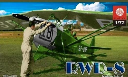 RWD-8, Hobby en Vrije tijd, Modelbouw | Vliegtuigen en Helikopters, Zo goed als nieuw, 1:72 tot 1:144, Overige merken, Ophalen of Verzenden