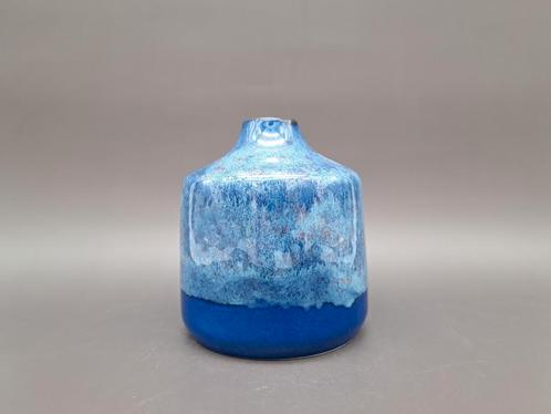 Vintage Oost-Germany vaas Strehla 1174 Blauw, Antiek en Kunst, Antiek | Keramiek en Aardewerk, Ophalen of Verzenden