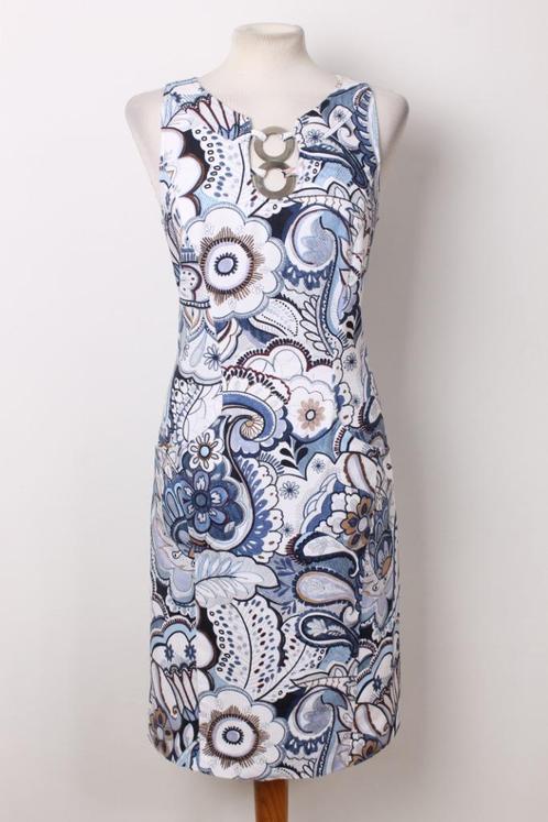 Zomer! Gebloemde jurk Caroline Biss maat M, Kleding | Dames, Jurken, Zo goed als nieuw, Maat 38/40 (M), Boven de knie, Verzenden