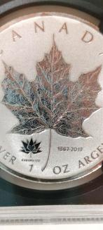 Canada Maple Leaf 2017 Zilver in slab - PF69 First Release, Ophalen of Verzenden