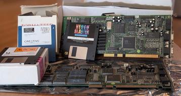 2x Creative Videoblaster CT6000 + Software diskettes beschikbaar voor biedingen