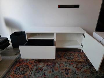 Ikea Besta kast 120cm met deurtje, lade en poten - afbeelding 2