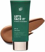 Shakeup - Let's Face It BB - Tinted Moisturiser Dark 50ml, Bruin, Gehele gezicht, Nieuw, Ophalen of Verzenden