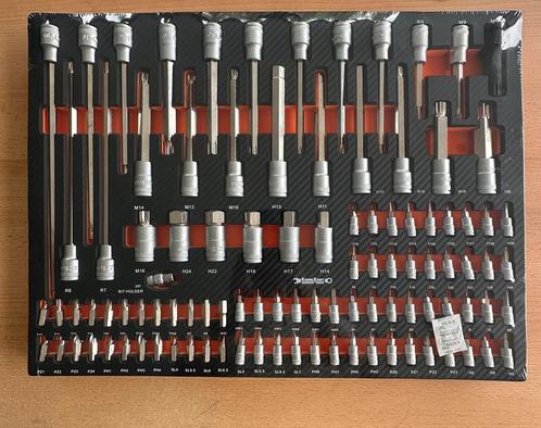 NIEUWE 102-delige Bit- en Doppenset, Auto diversen, Autogereedschap, Nieuw, Ophalen of Verzenden