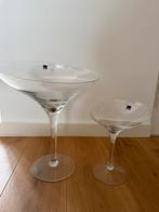 Set van 2 leonardo decoratie glazen  45cm en 30cm hoog, Ophalen, Zo goed als nieuw