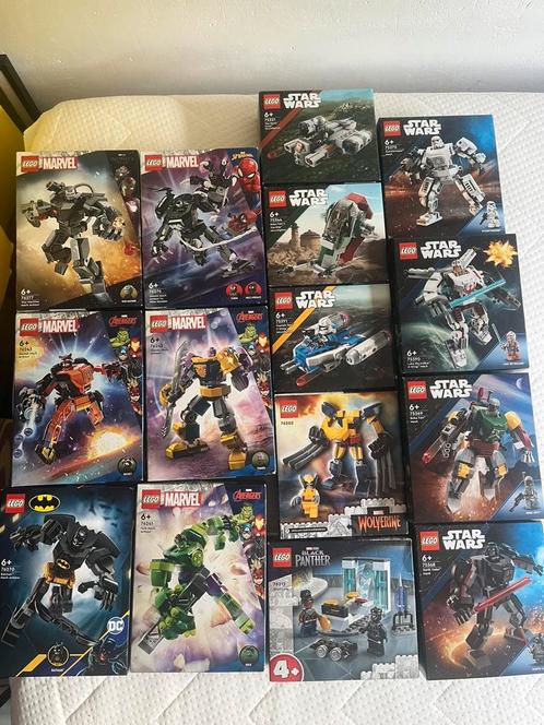 15 x lego doosjes o.a mech marvel, batman,starwars sealed, Kinderen en Baby's, Speelgoed | Duplo en Lego, Ophalen of Verzenden