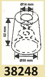 Conische zinc schroefas anodes Ø30 + Ø35 mm. € 3,95., Ophalen of Verzenden, Nieuw, Motor en Techniek