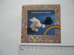 sticker oud Winschoten drukkerij AOG drukwerk goochelaar, Verzamelen, Stickers, Verzenden, Zo goed als nieuw, Bedrijf of Vereniging