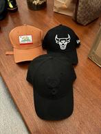 Nba petten caps milwaukee bucks, chiacgo bulls, california, Ophalen of Verzenden, Zo goed als nieuw