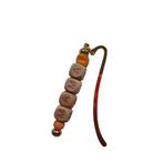 Boekenlegger met naam of initialen goud geel, Ophalen of Verzenden, Nieuw, Tekst