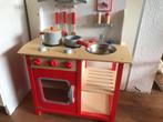 houten speelgoedkeukentje met kookspulletjes, Ophalen of Verzenden, Zo goed als nieuw, Hout, Speelkeuken