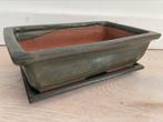 Bonsai pot met schaal, Tuin en Terras, Bloempotten, Gebruikt, Rond, Ophalen of Verzenden, Minder dan 25 cm