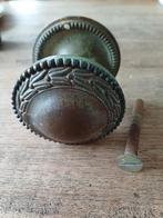 Antieke deurknop brasscraft, Ophalen of Verzenden, Koper