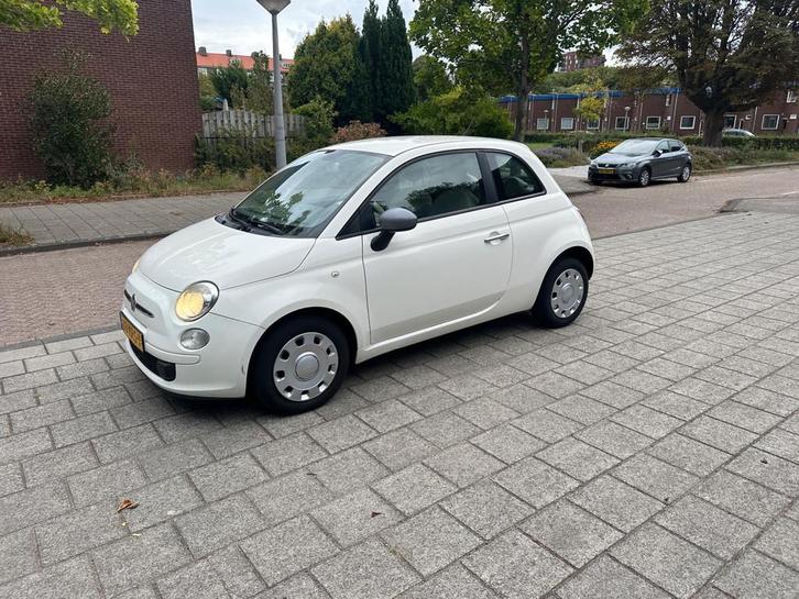 Fiat 500 1.2 Pop Automaat Gelato White, Auto's, Fiat, Bedrijf, Te koop, ABS, Airbags, Alarm, Boordcomputer, Centrale vergrendeling