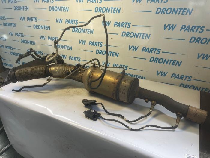 Voorpijp + katalysator van een Volkswagen Transporter, Auto-onderdelen, Uitlaatsystemen, Volkswagen, Gebruikt, 3 maanden garantie