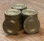 Halland Casino 0,50 cent munten, Koningin Wilhelmina, Ophalen of Verzenden