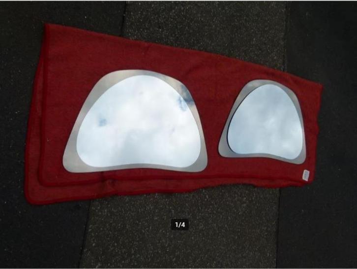 vintage spiegels spage age Luigi Colani stukprijs, Huis en Inrichting, Woonaccessoires | Spiegels, Zo goed als nieuw, 50 tot 75 cm